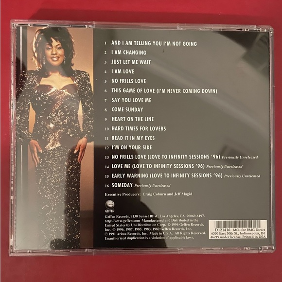 The Best Of Jennifer Holiday CD, Released 1996 - Picture 3 of 5